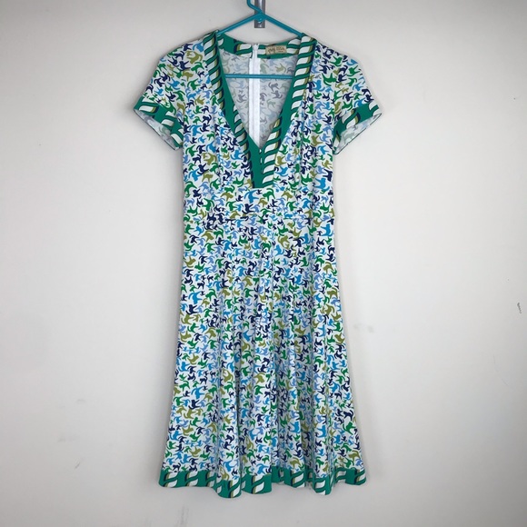 blue and white dresses